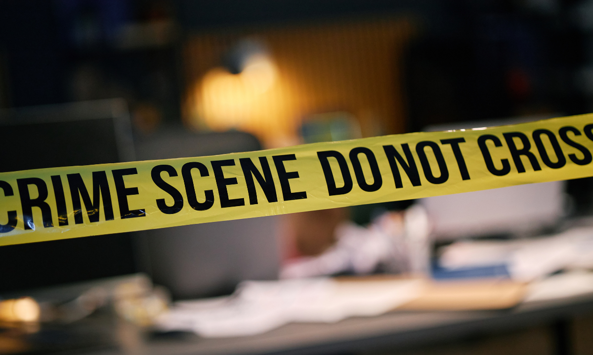 Theatrical murder mystery setup