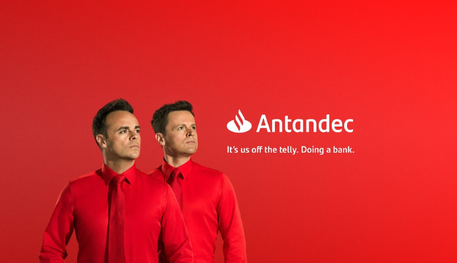Ant and Dec fronting a bank campaign — borrowed warmth, rented personality