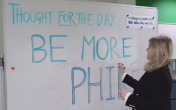 WeBuyAnyCar's Be More Phil campaign — a five-year, seven-figure campaign built on a single face