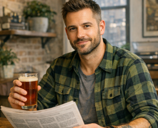 Marketing Mike — the fictional brand persona. 34, urban, craft beer, long-form Sundays.